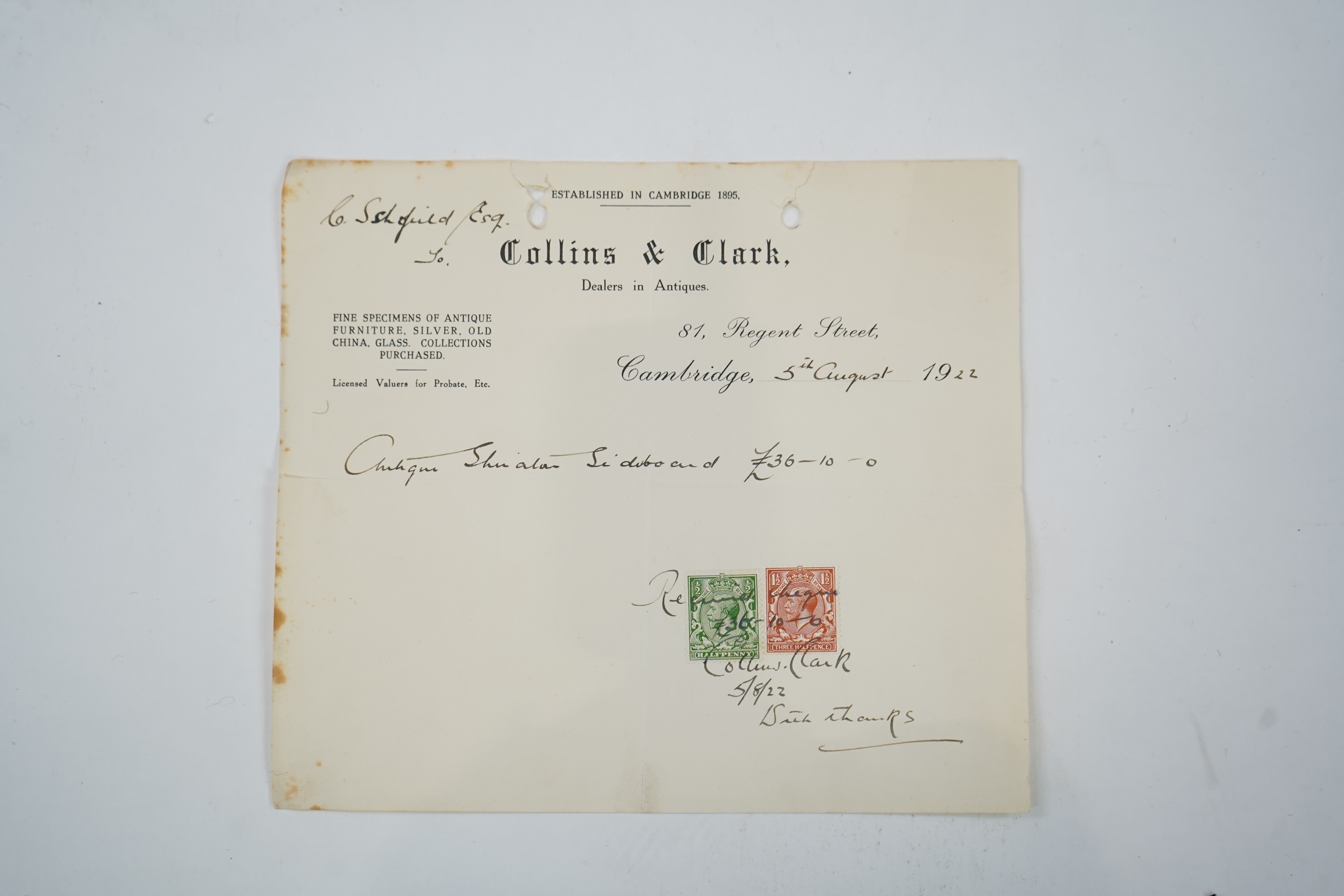 An Edwardian Sheraton Revival painted mahogany bowfront side cabinet